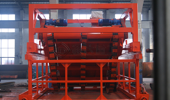 豬糞有機肥發酵固定式翻拋機