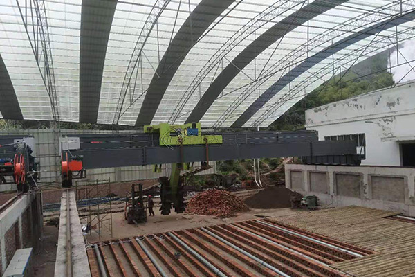 雙葉輪大型發酵有機肥設備